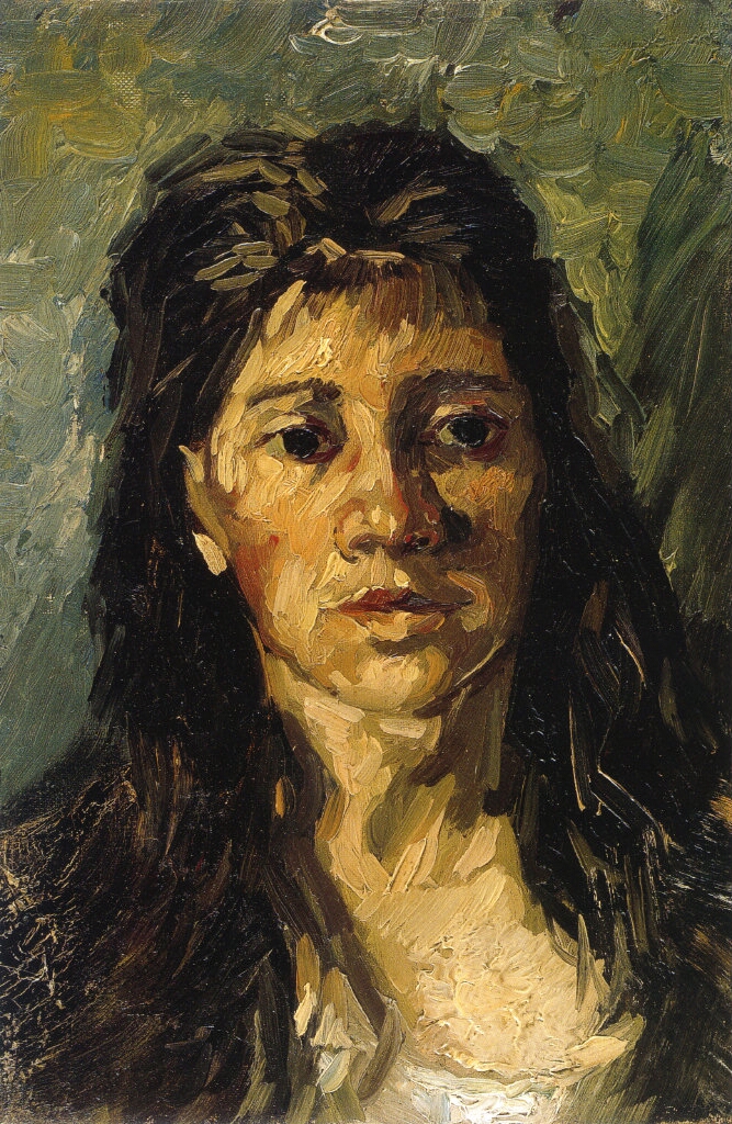 Картина Ван Гога Портрет женщины с распущенными волосами 1885
